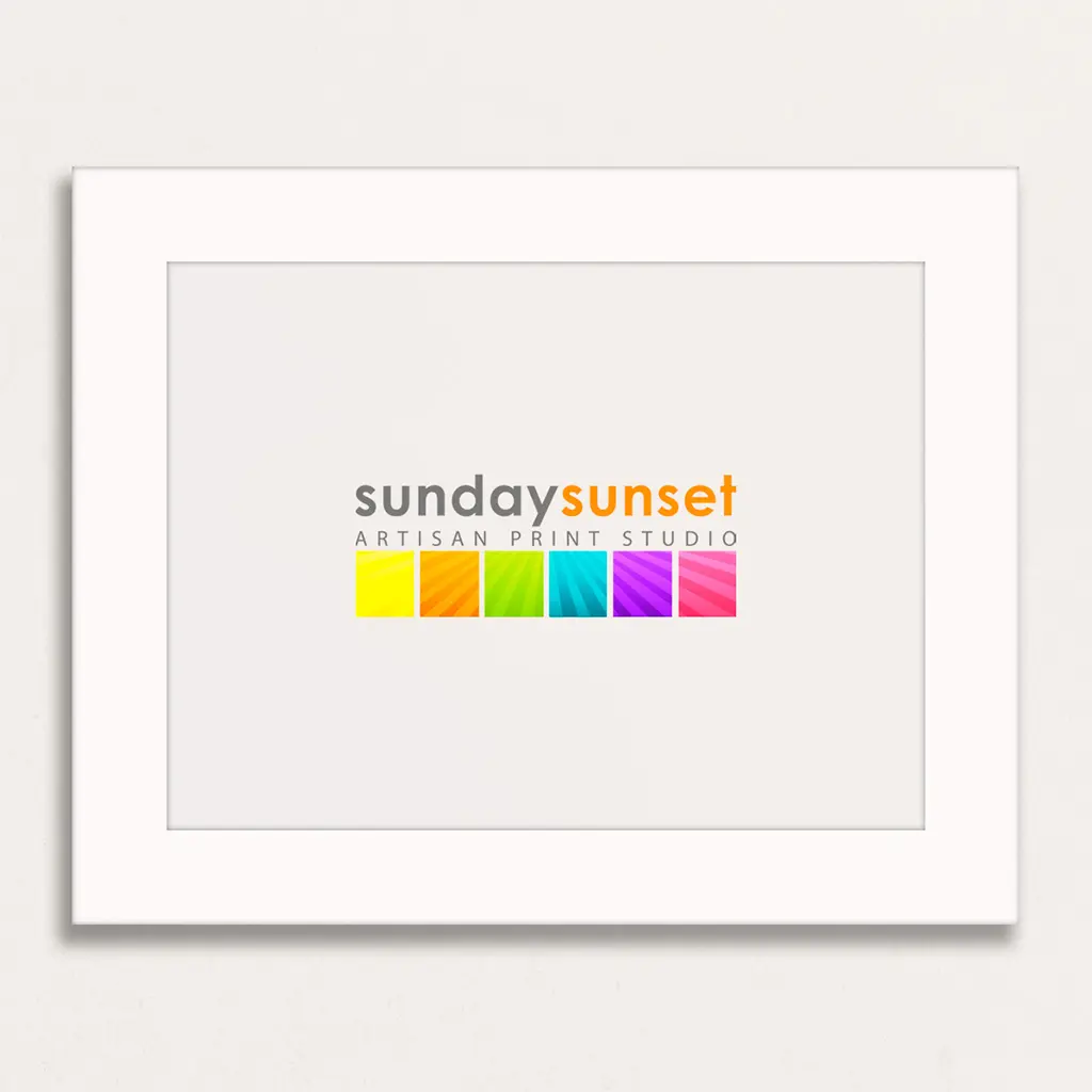 [SUN-MP-5MM-WHT-12X8-IN] Matted Print / 12" x 8" / 30.5cm x 20.3cm (White, 5mm)