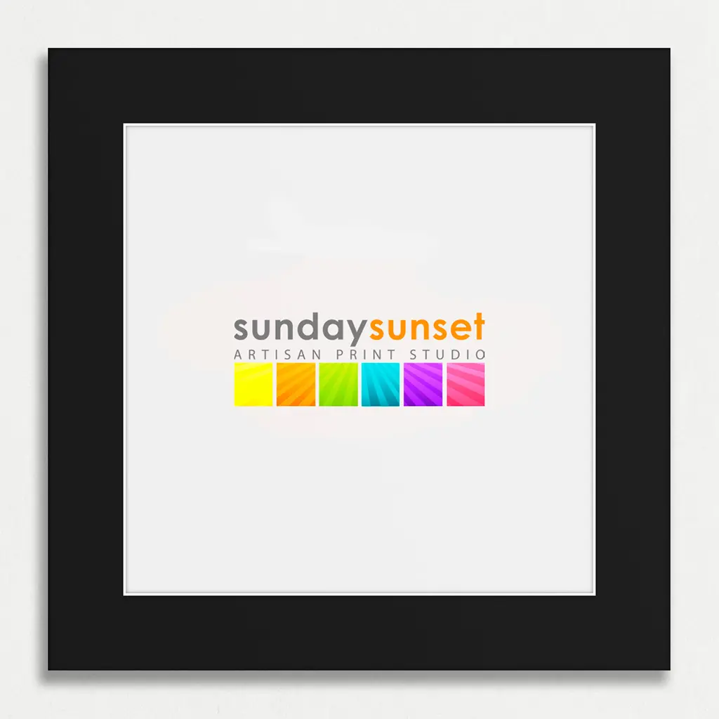 Matted Print / 16" x 16" / 40.6cm x 40.6cm