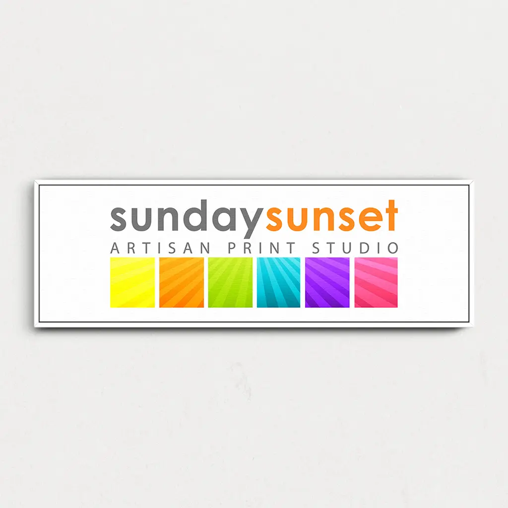 [SUN-FC-WHT-75X25-CM] Framed Canvas - 75cm x 25cm (White)