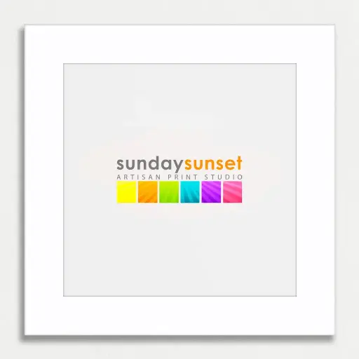 Matted Print / 16" x 16" / 40.6cm x 40.6cm